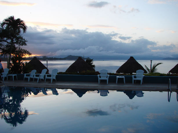 Lake Catemaco from our hotel